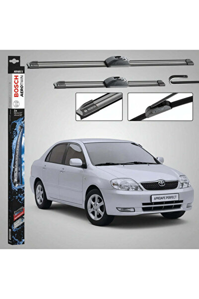 Bosch Σετ Υαλοκαθαριστήρων Παρμπρίζ για Toyota Corolla Saloon, Sedan (E12) 20...