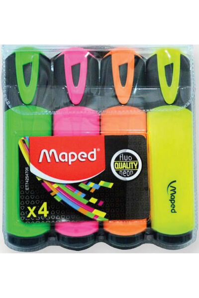 Maped Evidențiatoare clasice 5mm Multicolore 4 bucăți