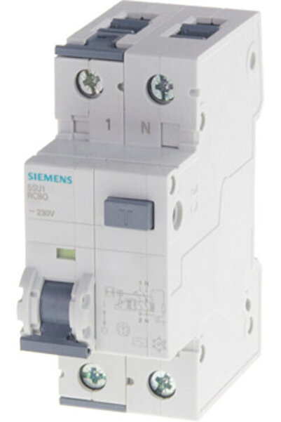 Siemens Întrerupător de panou cu apăsare, 2 poli, 16A