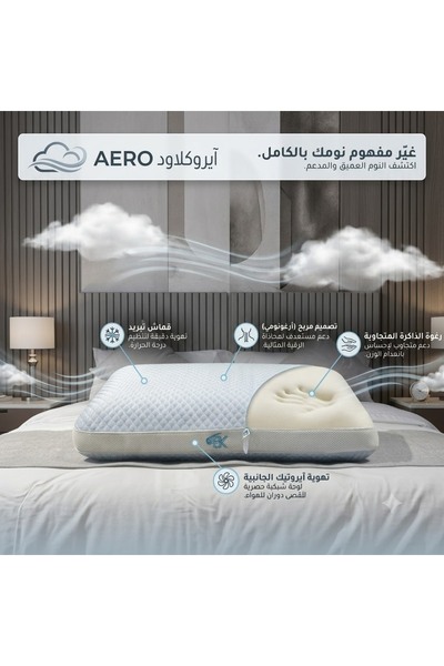 Oasis Cotton Aerocool Pillow ™   For Memory Cooling (Aerocool) ™   Memory Pil...