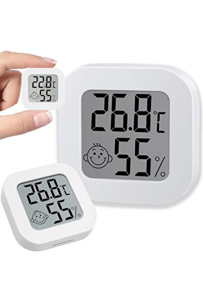MACVI Termometru digital compact cu higrometru — Monitorizare rapidă a mediul...