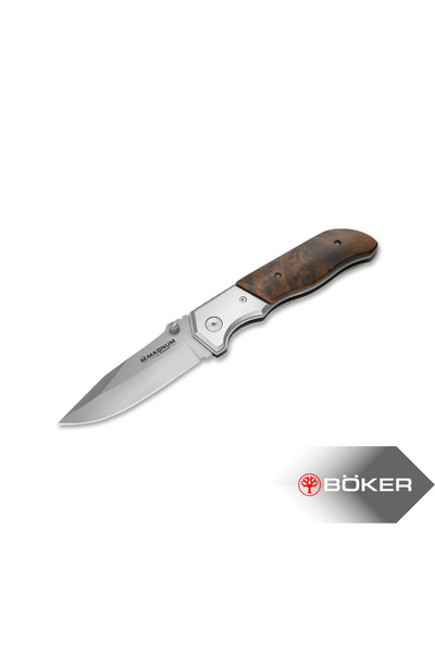 Böker Magnum Forest Ranger Özel Ahşap Gövdeli Katlanabilir Cep Çakısı