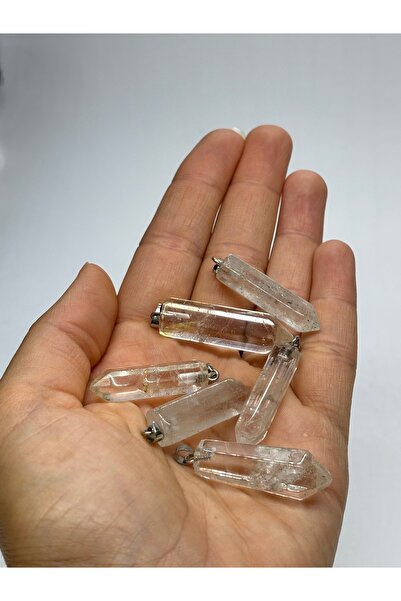 gemsartdeco Kr,Stal Quartz Natural Stone Pendant 1 Piece