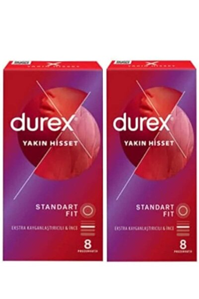 Durex Yakın Hisset Standart Fit 16 'lı (2x8 2 Paket )