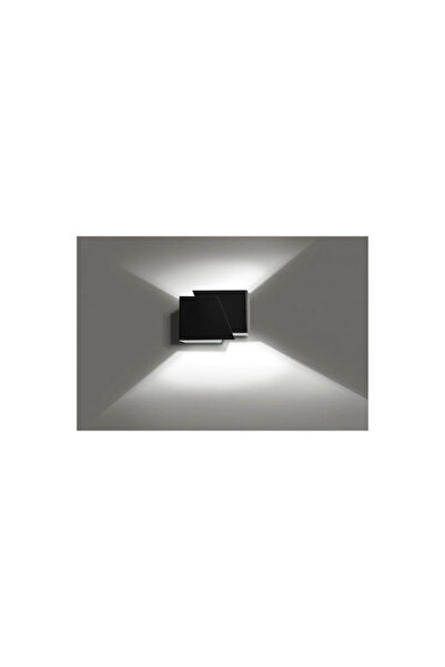 Emibig Aplică modernă de perete cu soclu G9 Negru 13cm Cod: 940/2