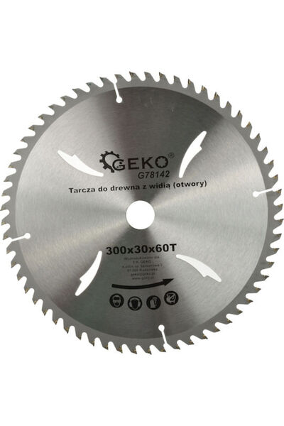 GEKO Disc de tăiere pentru lemn, diametru 300mm, 1 bucată
