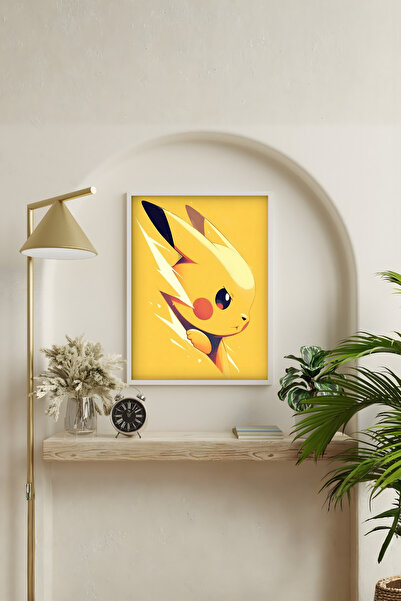 FGHGF Pokemon Seri 016 ÇERÇEVELİ DUVAR TABLOSU