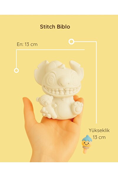 colorbuddie Stitch Seramik Biblo Boyanabilir |dekoratif Obje – Çocuklar ve Ye...
