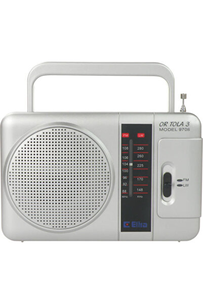 ELTRA Tola 3 Radio de masă electric argintiu
