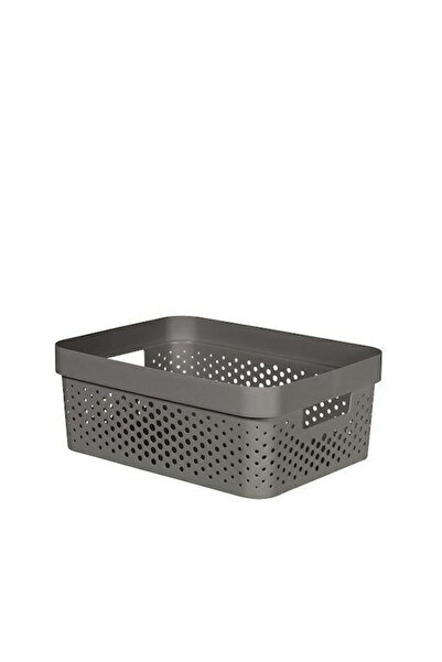 CURVER Cutie de depozitare din plastic cu capac, gri, 36x27x22cm, 1 buc.