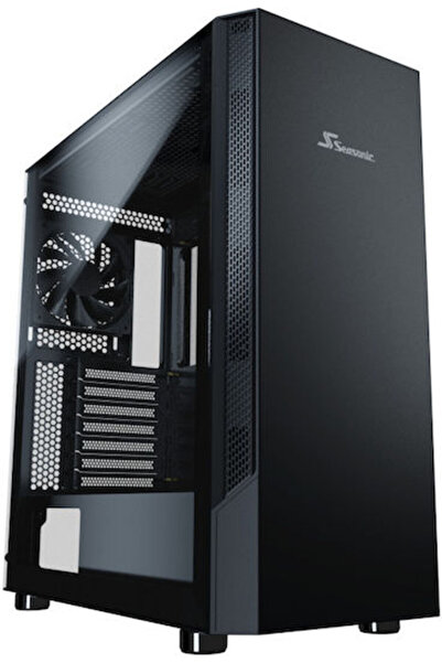 Seasonic Carcasă PC Gaming Midi Tower Arch Q503 cu Fereastră Laterală Negru
