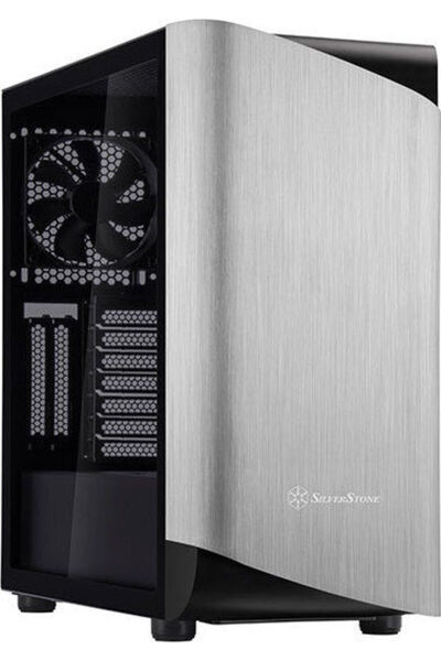 SilverStone Seta A1 Carcasă PC Gaming Midi Tower cu Fereastră Laterală și Ilu...