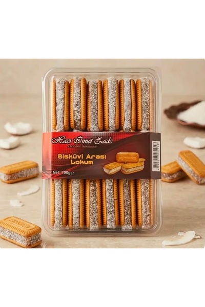 Hacı İsmet Zade Lokumları Hacı Ismet Zade Bisküvi Arası Lokum 700 G