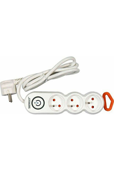 Sthor Prelungitor cu 3 prize cu cablu de 3m Cod: 72351