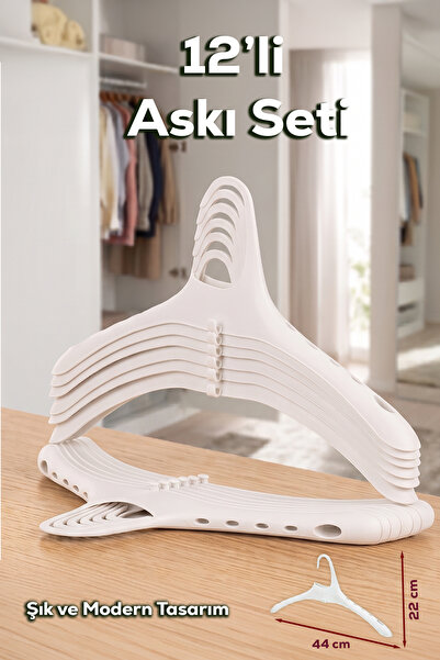 Porsima Harmoni 12 Adet Dolap Içi Düzenleyici Organizer İç İçe Geçen Askı Tiş...