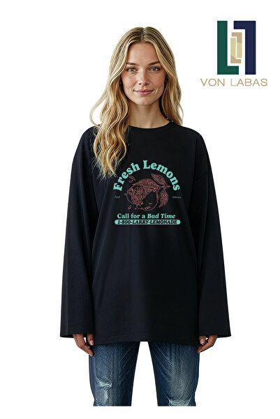 Grafftee Clothing Wide Sleeve Oversize Long Sleeve Tshirt 100% Cotton Printed...