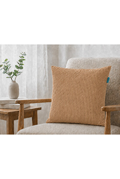 Rolivs Corduroy Decorative Throw Pillow 45X45 cm - Cedar Shine