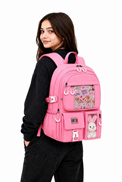 Strong Korean Style 2-Piece Primary School and Middle School School Bag with ...