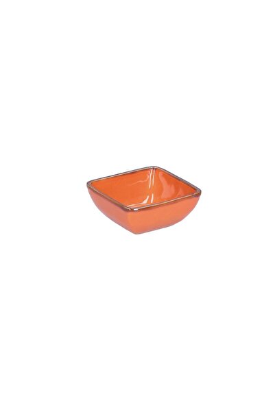 Rose e Tulipani Set 6 boluri, Rose e Tulipani, 8cm, portocalii, ceramica