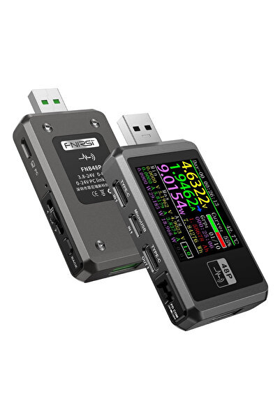 FNIRSI USB tester φόρτισης FNB48P, USB/micro USB/USB-C