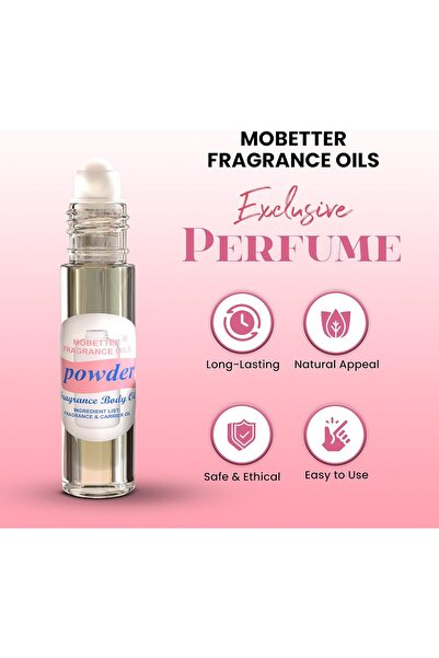 MOBETTER FRAGRANCE OILS Powder Fresh Scent Unisex Body Oil