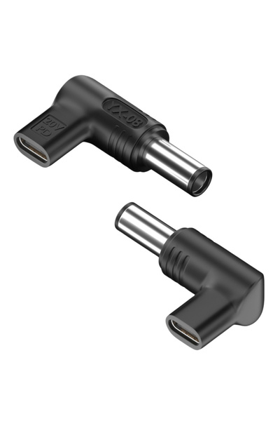 POWERTECH αντάπτορας τροφοδοσίας YX-08, USB-C σε Dell 7.4x5mm, μαύρος
