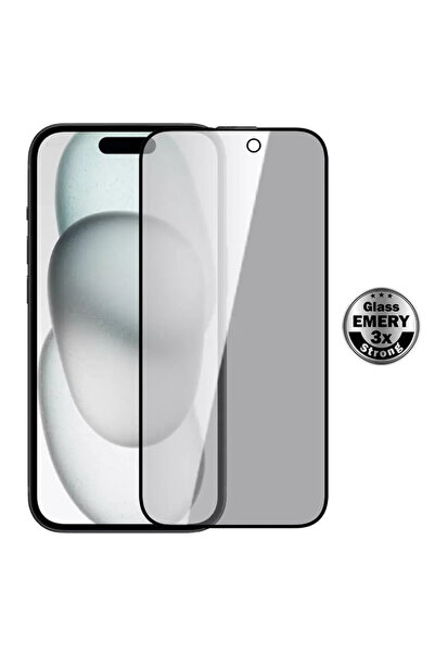 POWERTECH Σκληρυμένο γυαλί Emery Private 5D TGC-0769 για iPhone 16 Plus, πλήρ...