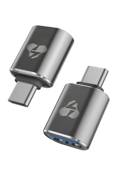 POWERTECH αντάπτορας USB-C σε USB 3.0 PTR-0148, 10 Gbps, 60W, γκρι