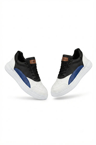 Zerenyus Zrc115 Premium Daily Men's Sports Sneaker White Blue