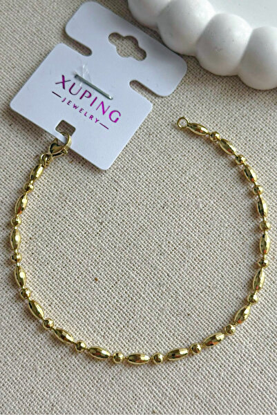 Modacaprea CM 14K Pirinç Tanesi Zincir Kadın Bileklik 19 cm | Kararmaz Kadın ...