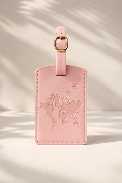 Oasis Life VALİZ ETİKETİ TOZ PEMBE