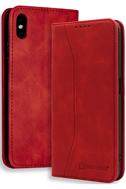 Bodycell Θήκη - Πορτοφόλι Apple iPhone X / XS - Red