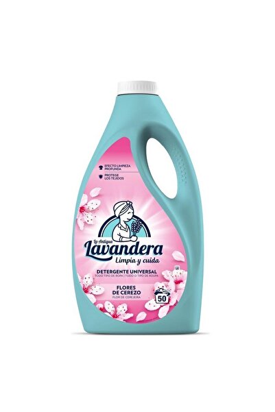 OEM Lavandera, Detergent de rufe lichid, 2.5 L, 50 spalari, Flori de cires