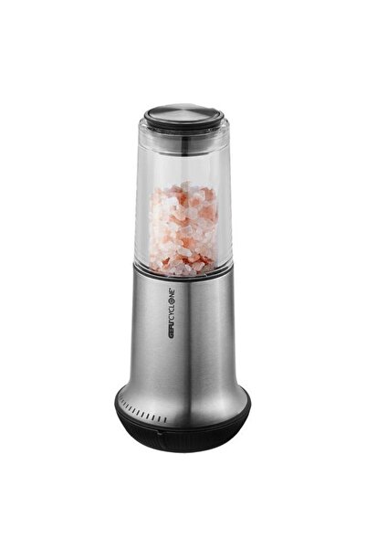GEFU Rasnita pentru condimente X-Plosion M, Otel inoxidabil, 15 cm, Negru