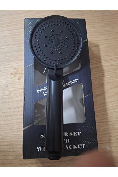 SANİTARY WARE Cap Dus cu presiune mare, 5 moduri ajustabile, plastic negru