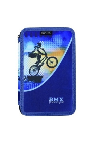 Herlitz Penar neechipat Herlitz, 2 fermoare, motiv BMX