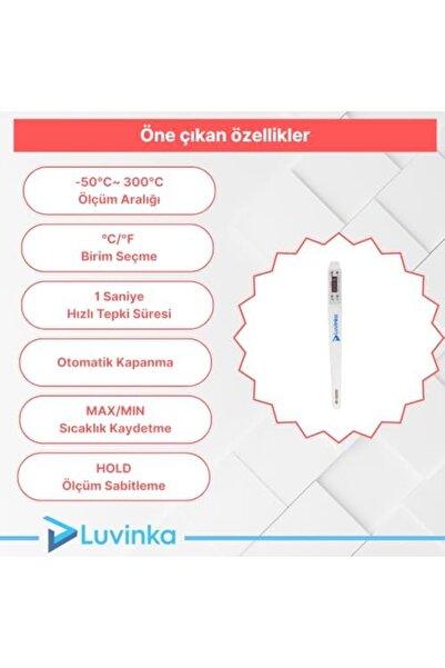 Yıldızan ميزان حرارة رقمي للمطبخ من nht shop CH-103، مسبار قياس درجة حرارة ال...