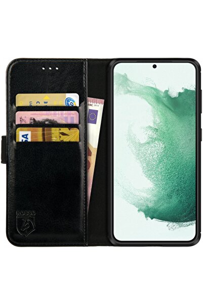 ROSSO Element PU Θήκη Πορτοφόλι Samsung Galaxy S22 Plus 5G - Black