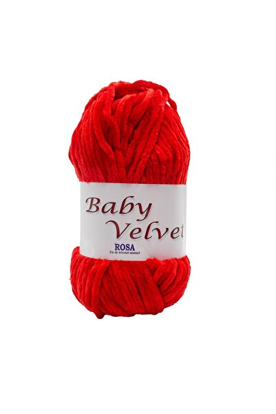 ROSA Pachet fir tricotat catifelat Baby Velvet 1009, 5 bobine, micropoliester...