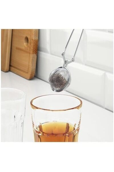 Yıldızan Sna Shop Tea-Herbal Tea Strainer Stainless Steel, 15 cm In-Cup Strai...