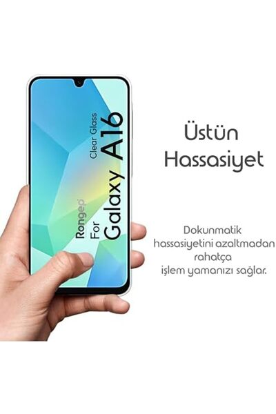 Yıldızan واقي شاشة nry shop لهاتف Galaxy A16، زجاج مقسى مضاد للكهرباء الساكنة...