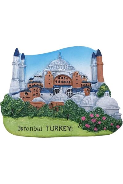 The Bros Magnet Souvenir Istanbul Turkey 3D Refrigerator Tourist Resin ic Sti...
