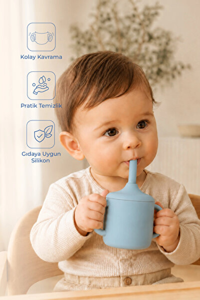 Babyjem Silikon Pipetli Bardak Mint
