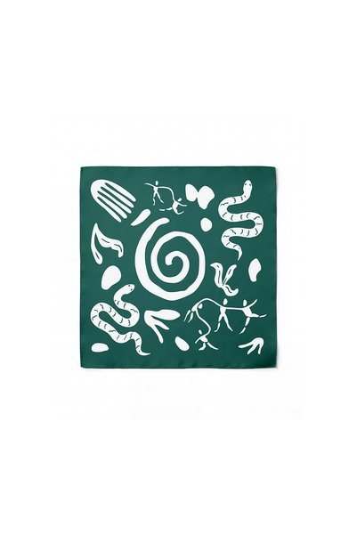 Tinyofficial Kundalini Shadow Silky Scarf