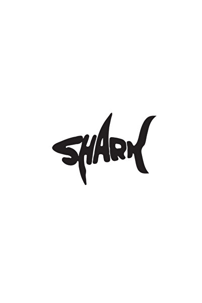 Amo-Stickers Shark Car Sticker 25cm White