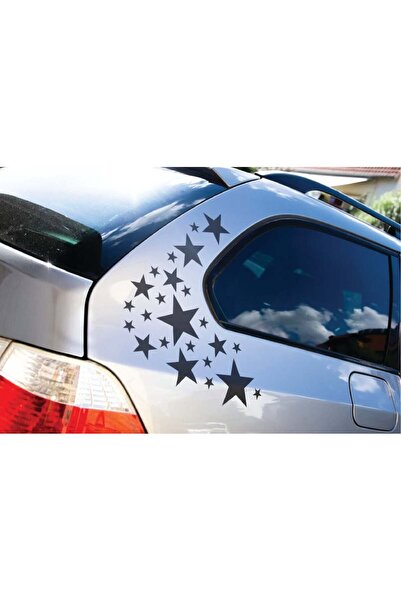 Amo-Stickers Sticker Stelute Auto Gri inchis