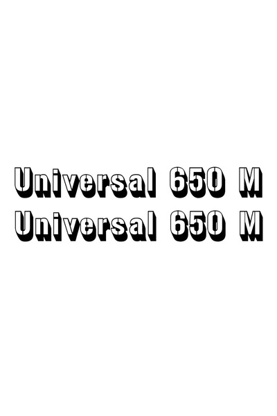 Amo-Stickers Универсален комплект стикери за горна и долна част 650 M 50см Че...