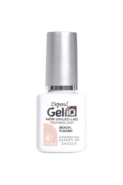 Depend Set 2 x Oja Semipermanenta Gel IQ UV LED, Beach Please, 5 ml