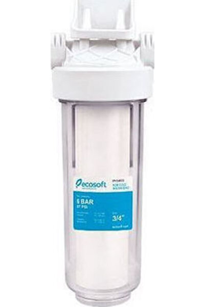 ECOSOFT Συσκευή Φίλτρου Νερού Μονή Υπονεροφόρα / Κεντρικής Παροχής, Διάμετρος...