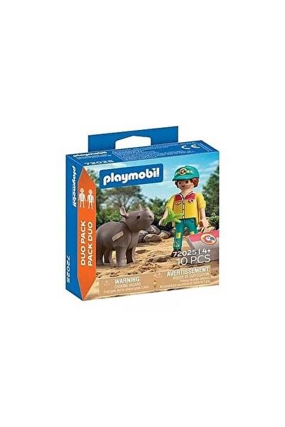 Playmobil Duopack Ranger with Rhino 72025